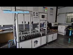 11 kutub 18 kutub ACG Ferrit Motor Magnet Tile Type Hitam Abu-abu