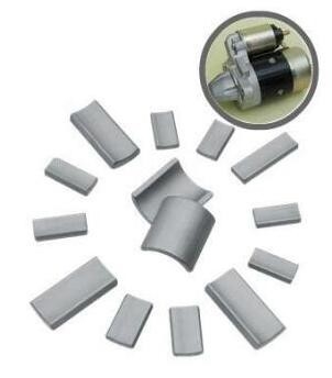 Mobil Starter Sinter Ferrite Magnet ISO9001 Mobil Motor Magnet Permanen