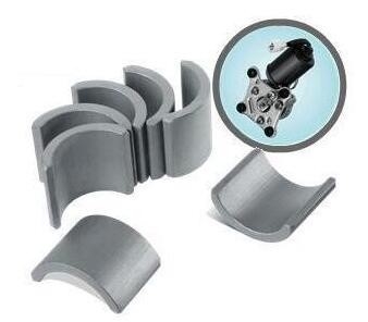 Lembar Mag Bersama Disesuaikan Sintered Ferrite Magnet Mobil Wiper IATF16949