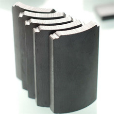 Arang Abu-abu Anisotropic Ferrite Magnet Arc Block Cincin Bentuk