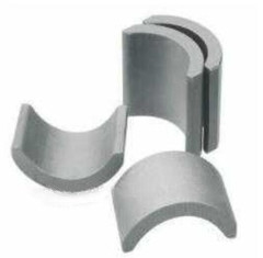 Keramik Ferrite Arc Magnet Konsistensi Tinggi Arang Abu-abu